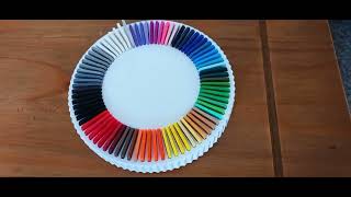 Bambu spinning filament swatch display
