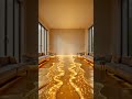 3D Liquid Gold Floor Tour #RoomTour #EpoxyFloor #GoldDecor #ModernHome #UniqueFlooring