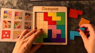 ASMR - Wooden Puzzle (2) - Clicky Whispers