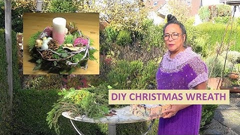 Autumn Garden/How to make a Christmas Wreath