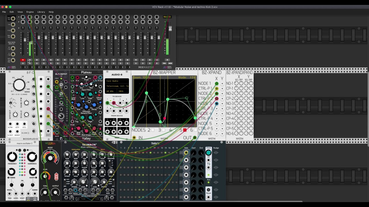 VCV Rack Modular Noise & Kick 🐼 YouTube