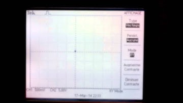 pong sur un oscilloscope