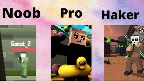 Krunker NOOB Vs PRO Vs Haker