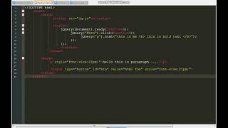 html function in jQuery