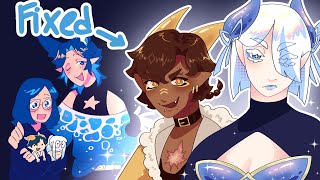 I Gave my Old Characters a Much Needed Glow Up!