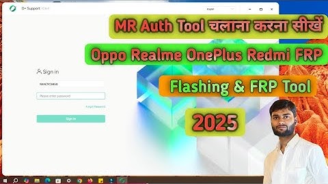 How To Use MR Auth Tool 2025 || Oppo O+ Flash Tool | Realme Flash Tool | MSM Tool | Xiaomi Frp Tool