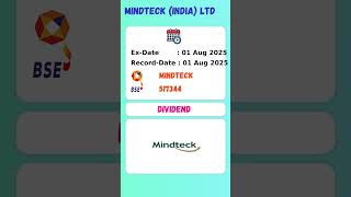Mindteck (India) Ltd latest news | #stocks | #stockmarket #shots #dividend #nse #bse