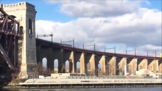 HiDef: Amtrak #160 on the Hell Gate Bridge - February 13, 2016