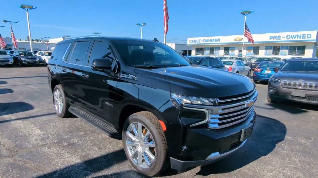 PREOWNED 2021 CHEVROLET TAHOE 4WD High Country CABLE DAHMER YouTube