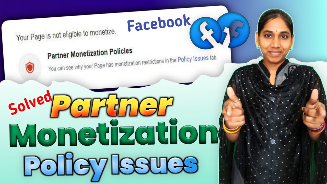 Facebook Page Monetization Policy Issues 2023 telugu | How to fix ...