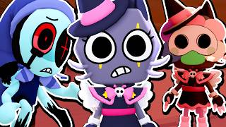 SPOOKY Dandy's World Run with WICKED WITCH SCRAPS!