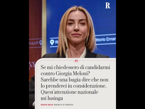 Video Silvia Salis “Io l’anti Meloni? Lo prenderei in considerazione”