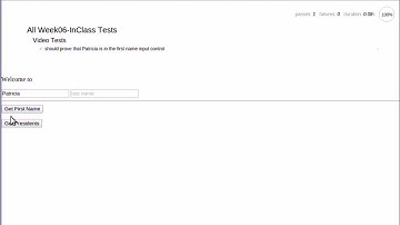 Testing In Class with Mocha, JQuery, Yeoman and Express