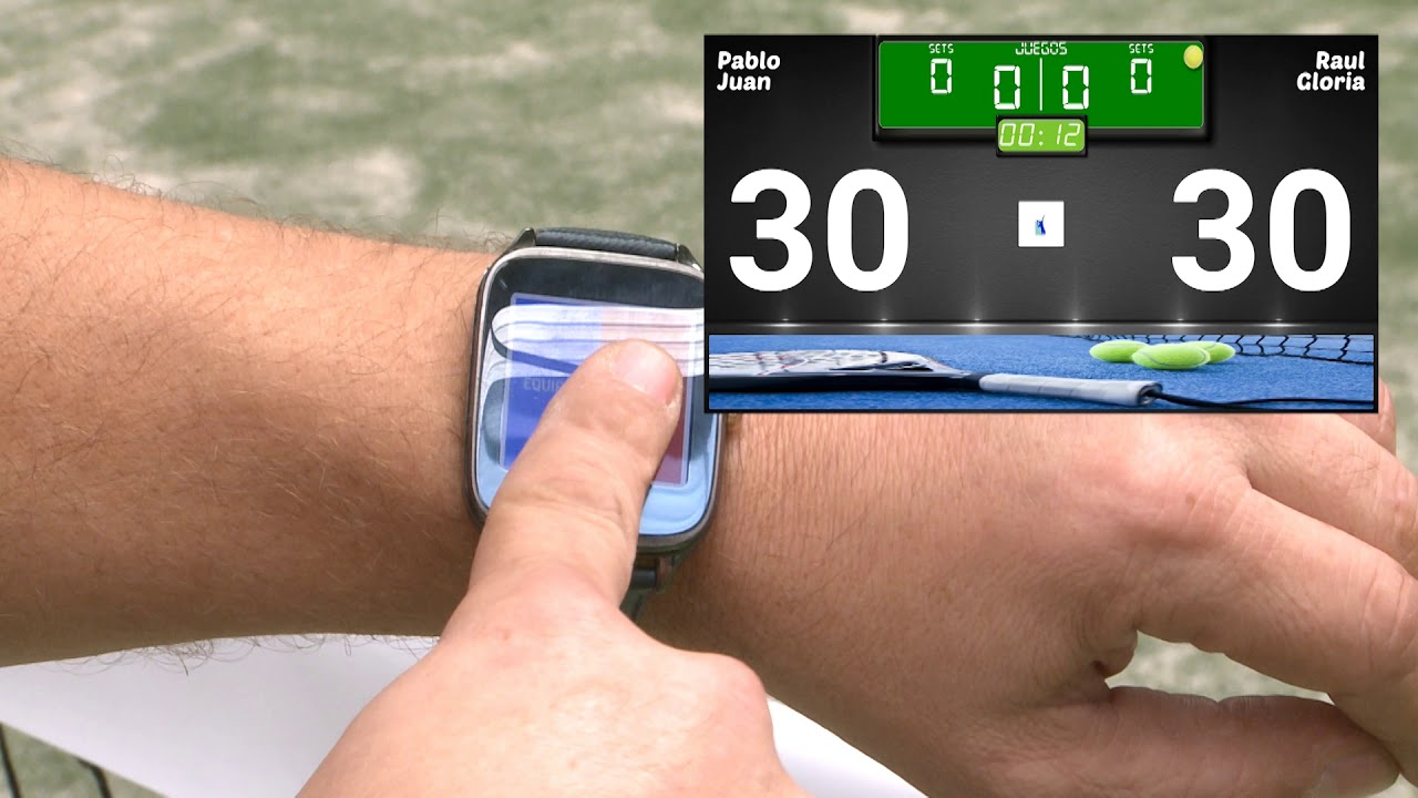 Digital Scoreboard Apunta Jubo Padel 