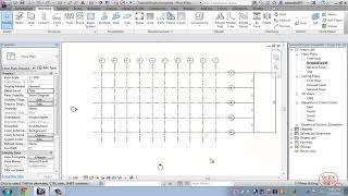 Autodesk Revit Quick tutorial - 4 Grid & Column