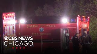 Rollover crash closes part of Route 41 in Lake Forest, Illinois