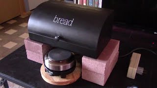 DIY Countertop Oven! AC Powered "Breadbox Oven" (600/1000w) 400F/205C pizza, fries and more