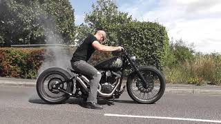 Harley-Davidson Rocker 'Blackbird' by Rocket Bobs