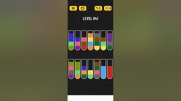 water sort puzzle - level 841