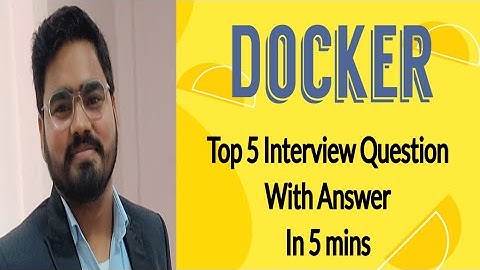 Top 5 Docker Interview Question revision in 5 Mins For DevOps Engineer Part-1| DevOps Interview 2024