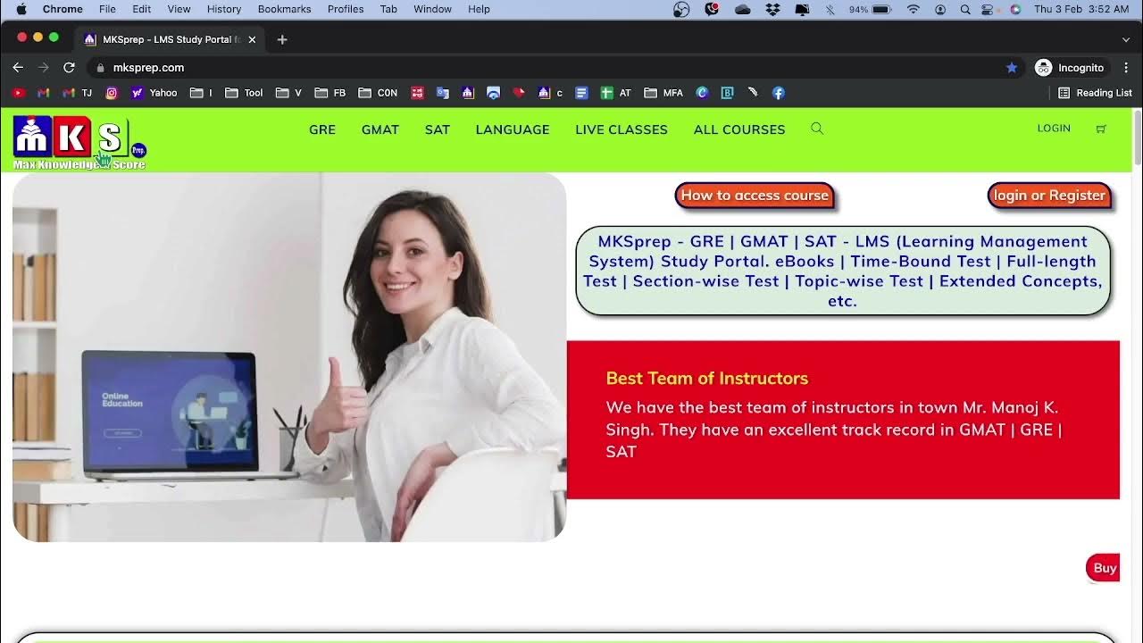 Register n login on MKSprep for MBS students YouTube