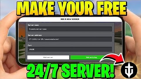 How to Make FREE 24/7 Server In Minecraft Pocket/Bedrock Edition😳 | Best Minecraft Server Hosting✅