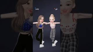 تصميم جديد بنات ZEPETO ع اسم زينب ونور ،