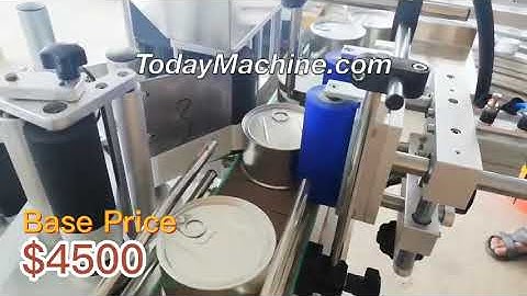 Scratch Card Flat Surface Bottle Pouch Automatic Labeling Sticking Machine For Cosmetics