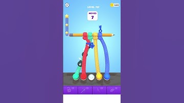 Tangle master 3D / New iOS game play #737 #shorts