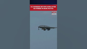 Operation Midnight Hammer: B-2 Bombers Return Home After US Strikes In Iran | Watch #shorts