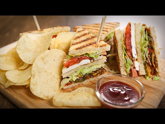 Veg Club Sandwich Recipe | Quick Breakfast / Tiffin / Snack Recipe | The Bombay Chef - Varun Inamdar | Rajshri Food