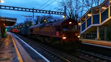 DB Cargo UK class 66155 | Didcot T.C. to Soton W Docks Berth 109 | 05.03.22