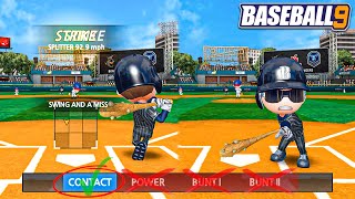 BASEBALL 9 BUT I CAN ONLY CONTACT SWING... screenshot 3