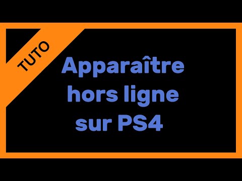 【TUTO】Apparaître hors ligne sur PS4