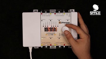 Johansson 8180   Menu Overview