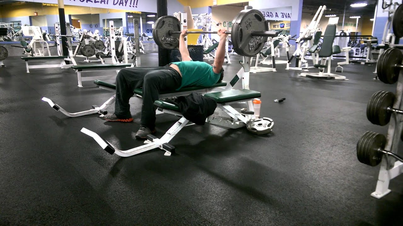315 bench press fail attempt - YouTube