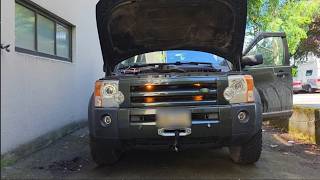 Land Rover LR3 - winching hazard light wiring ASMR