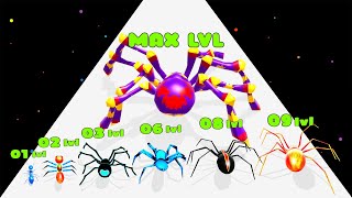 Insect Evolution 3D - 'LEVEL UP SPIDER'. Max Level
