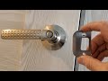 Door Lock Installation to Euro Door. Установка дверного замка на евро-дверь
