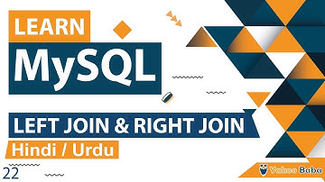 MySQL LEFT JOIN & RIGHT JOIN Tutorial in Hindi / Urdu