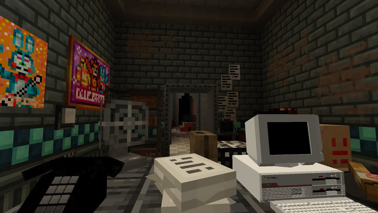 Tour of the custom FNaF 1 & 2 maps (that are in progress)