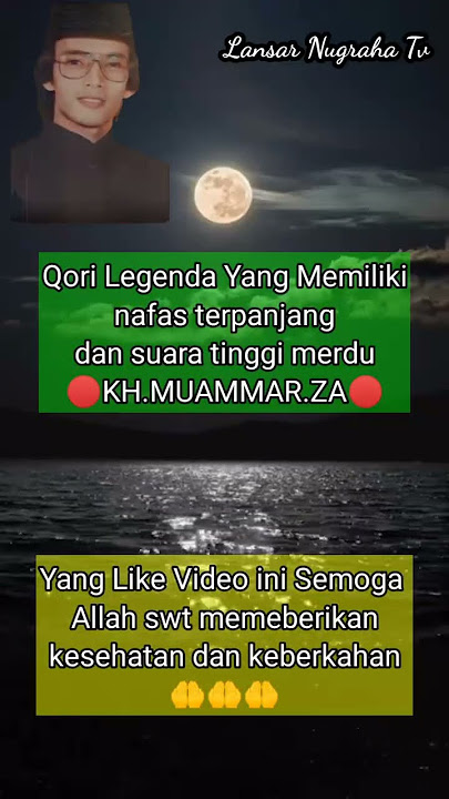 Tinggi...panjang...dan merdu || kh.muammar.za || 🔴qori legendaris dunia🔴