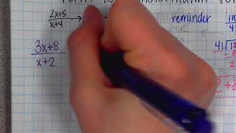 Converting Rationals from Quotient form to transformatin form