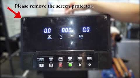 RUNOW treadmill screen protection and E-07 solution
