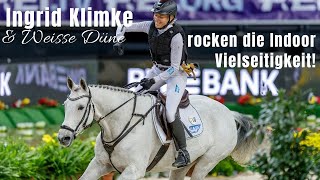 Ingrid Klimke & Weiss Düne | 💪🏼 rocken die Indoor Vielseitigkeit! | Stuttgart German Masters