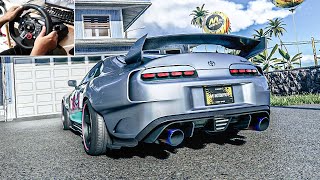 600HP Toyota Supra MK4 (A80) - The Crew Motorfest - Steering Wheel Gameplay - 4K UHD 60FPS