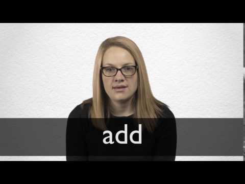 How to pronounce ADD in British English