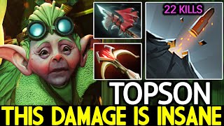 TOPSON [Snapfire] This Damage is Insane One Lil' Shredder Kill Dota 2