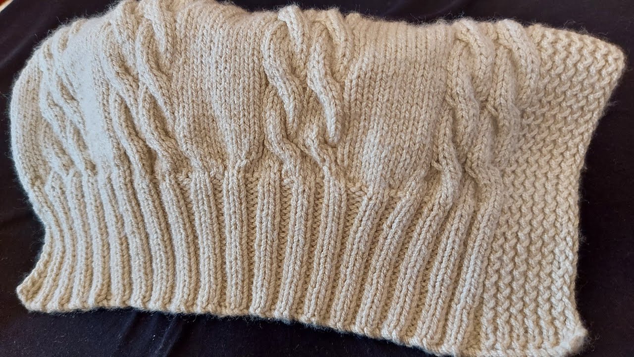 Learn sweater knitting | border design | basics | part 4 - YouTube