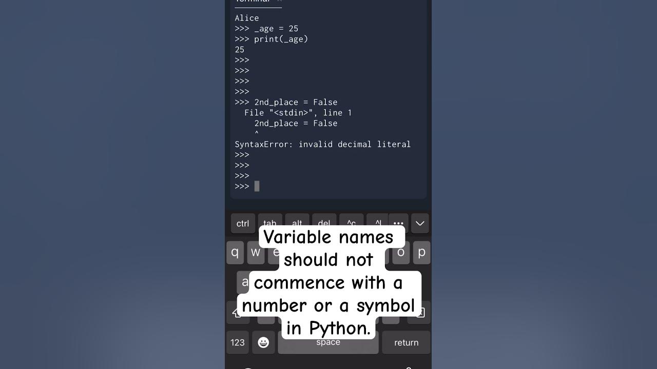 Mastering Variable Naming and Data Types in Python #python #coding # ...